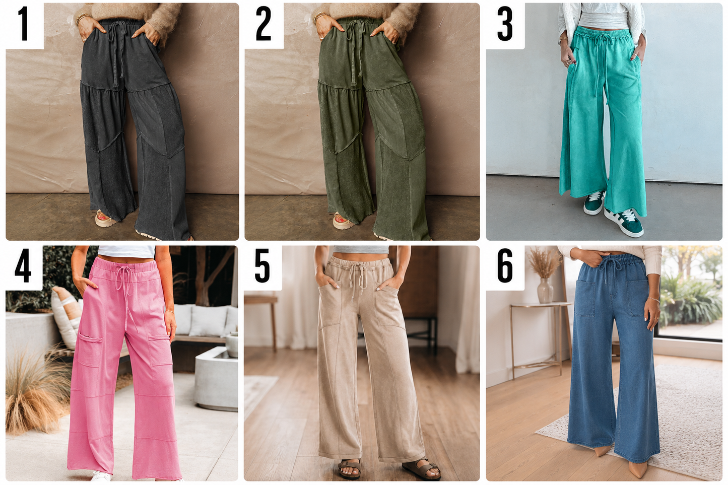 Mineral Wash Pants (IN:1111)