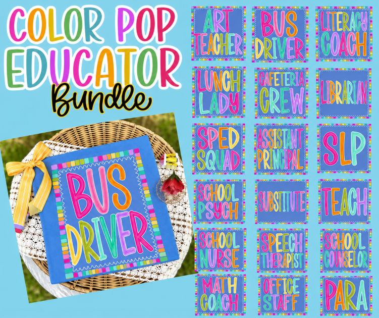 COLOR POP EDUCATOR BUNDLE! (IN:992)