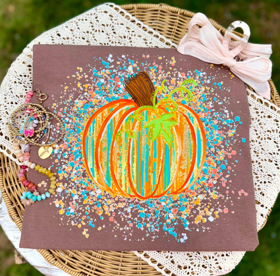 Pumpkin Splatter Tee (IN:1140)