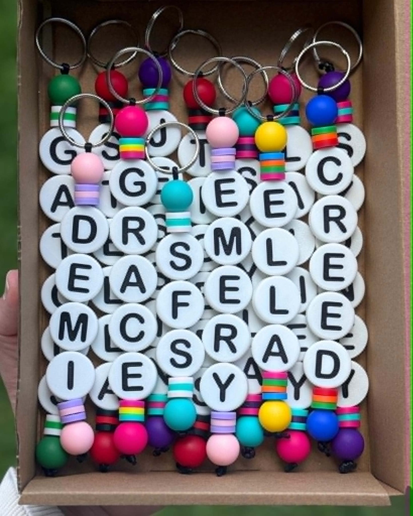 JUMBO BEADED KEYCHAINS (IN:954)