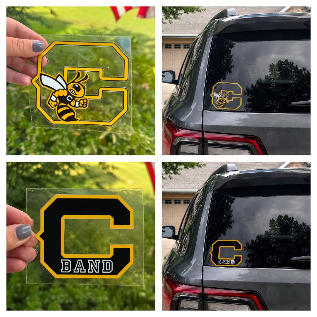 UV RESISTANT CAR DECALS (IN:1180)