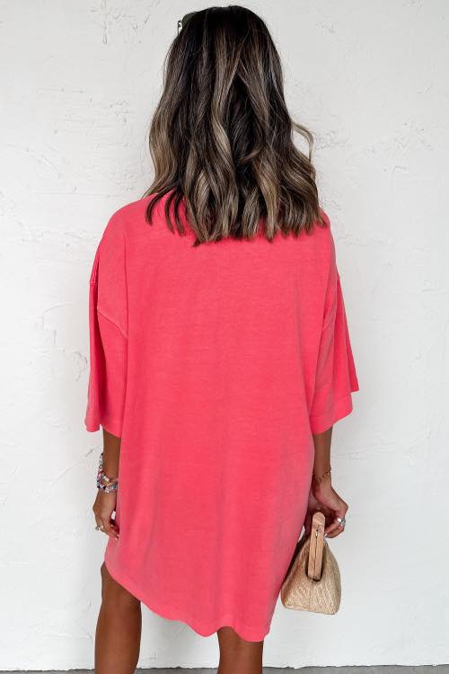 COZY CORAL DRESS (IN:878)