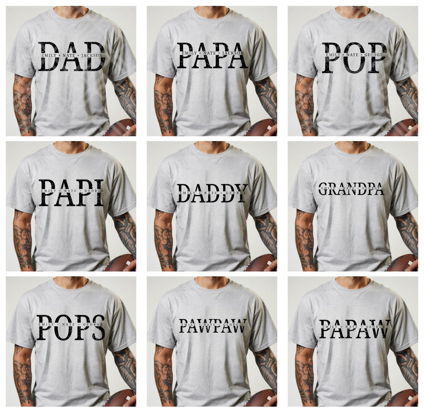 CUSTOMIZED FATHERS DAY SHIRTS (IN:913)