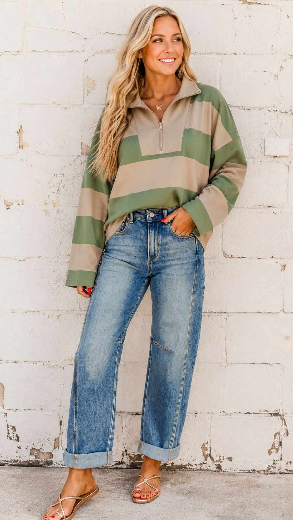 COLORBLOCK PULLOVER (IN:1116)
