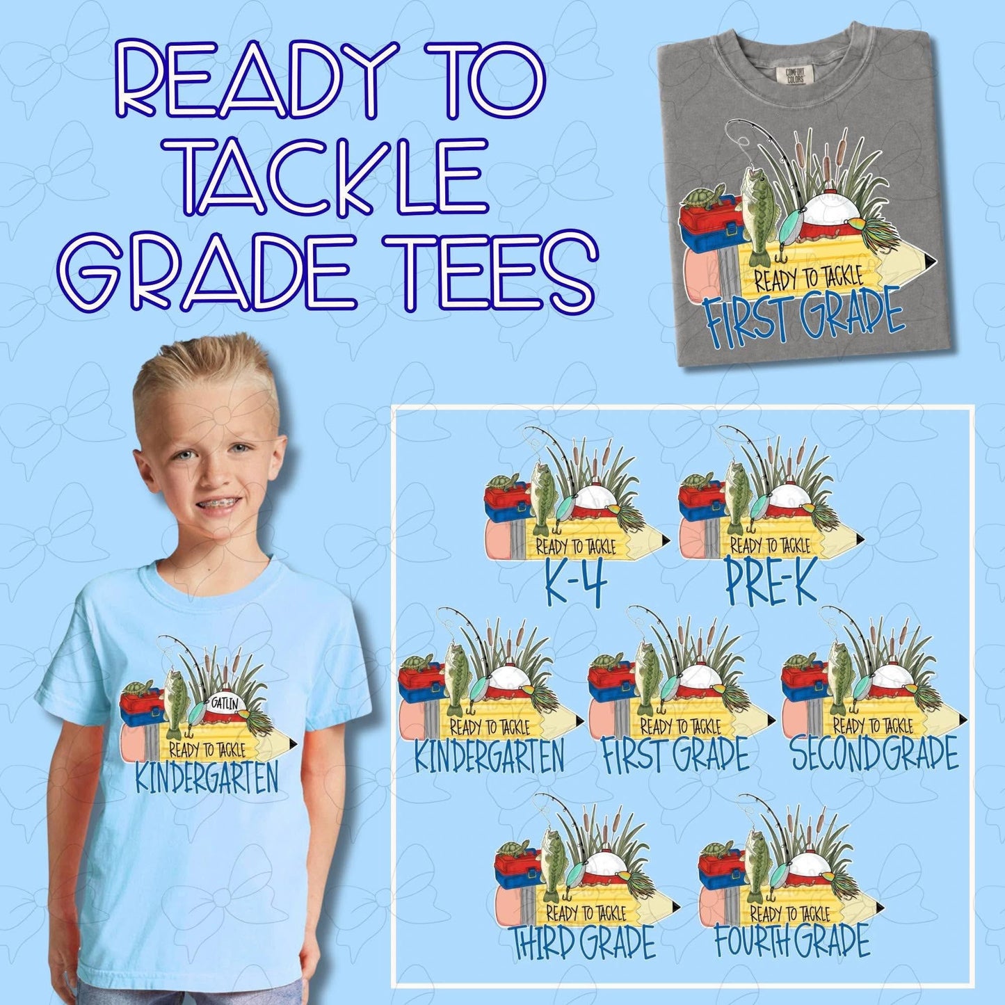 READY TO TACKLE:BACK TO SCHOOL TEES (IN:967)