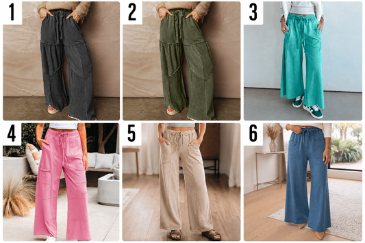 Mineral Wash Pants (IN:1111)