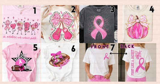 PINK WITH A PURPOSE TEE: 7 STYLES! (IN:1168)
