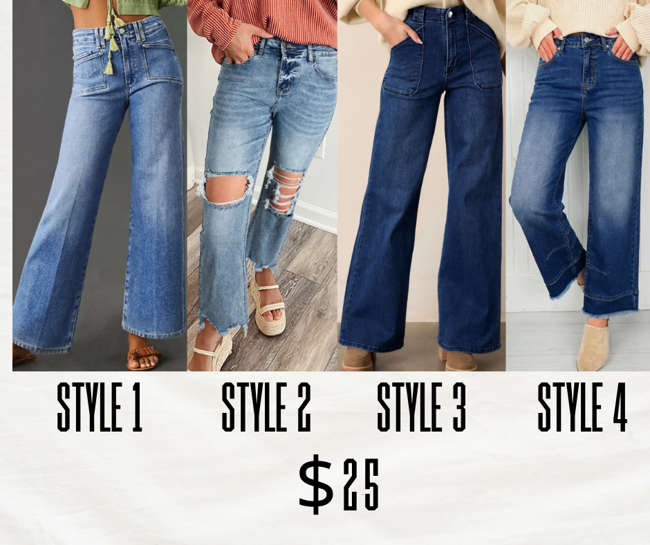 BLUE JEANS *4 DIFFERENT STYLES* (IN:807)