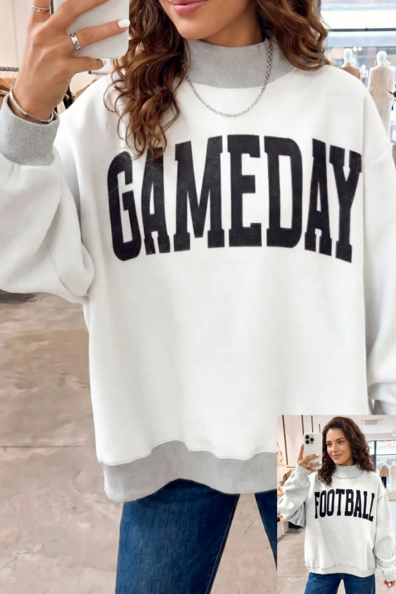 GAMEDAY/FOOTBALL REVERSIBLE MOCK NECK! (IN:976)