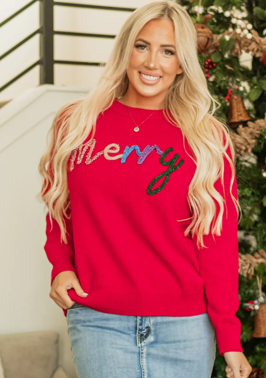 MERRY TINSEL SWEATER (IN:985)