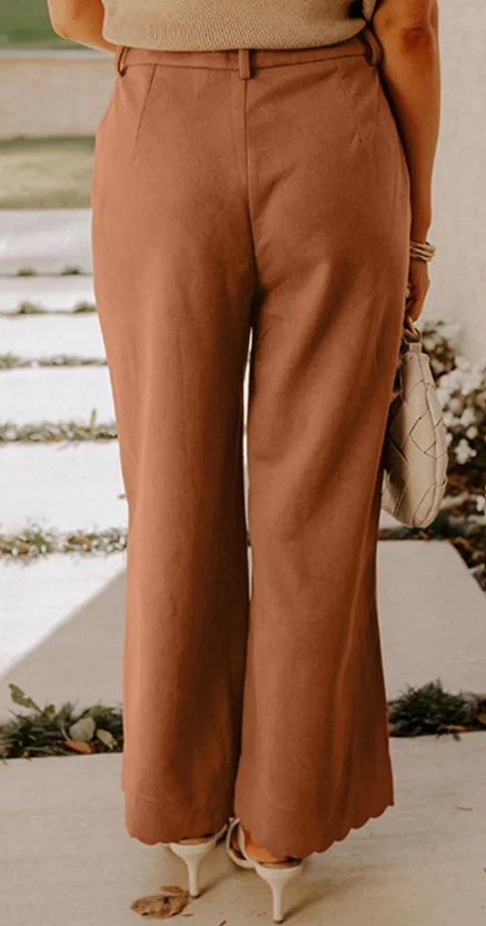TAX FREE DEAL #3: SCALLOPED BOTTOM PANTS (IN:991)