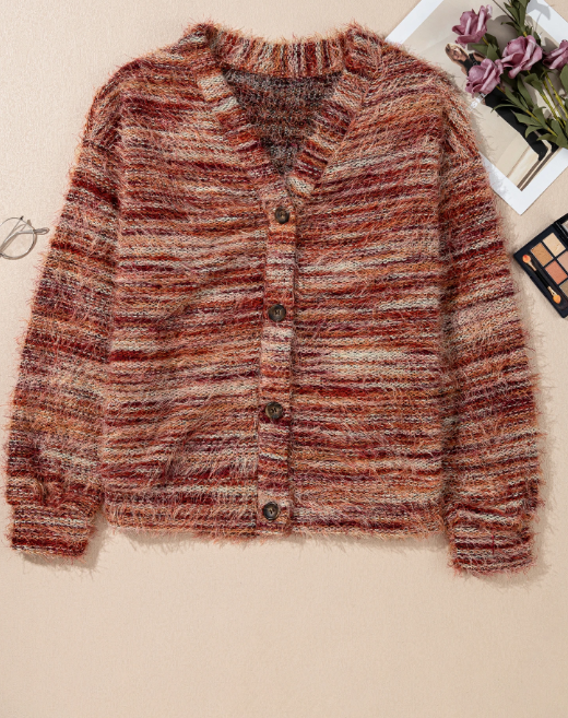 Fuzzy Cardigan (IN:1124)
