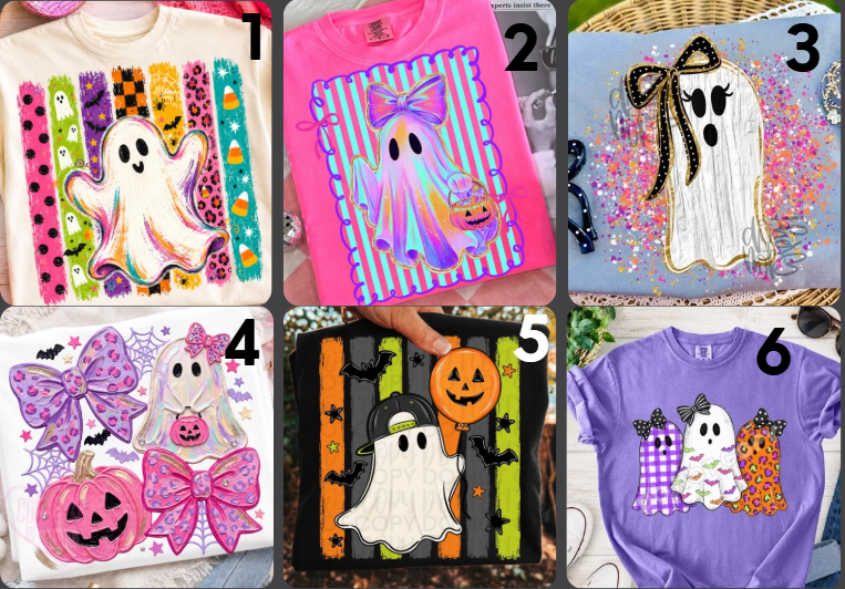 Colorful Ghosts (IN:1153)