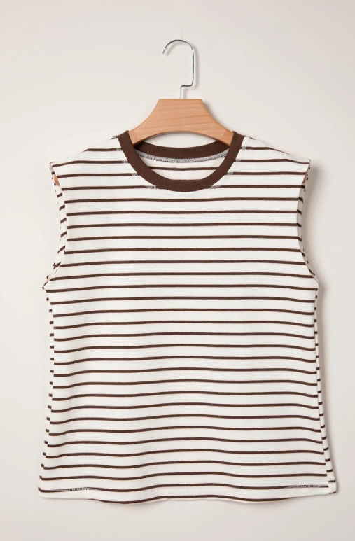 LOOSE STRIPED TANK TOP (IN:857)