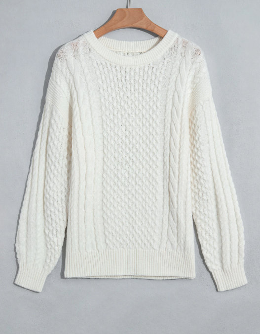 Cable Knit Sweater (IN:1213)