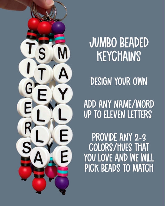 JUMBO BEADED KEYCHAINS (IN:954)
